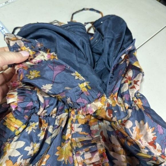 Sachin + Babi Rory 100% silk wildflower romper Size 2 - Picture 10 of 16